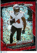 Chris Godwin 2025 Panini Prizm Red Sparkle Prizm SSP Tampa Bay Buccaneers