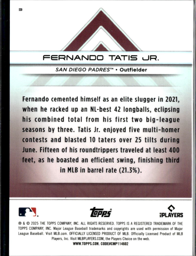 Fernando Tatis Jr. 2025 Topps Transcendent San Diego Padres
