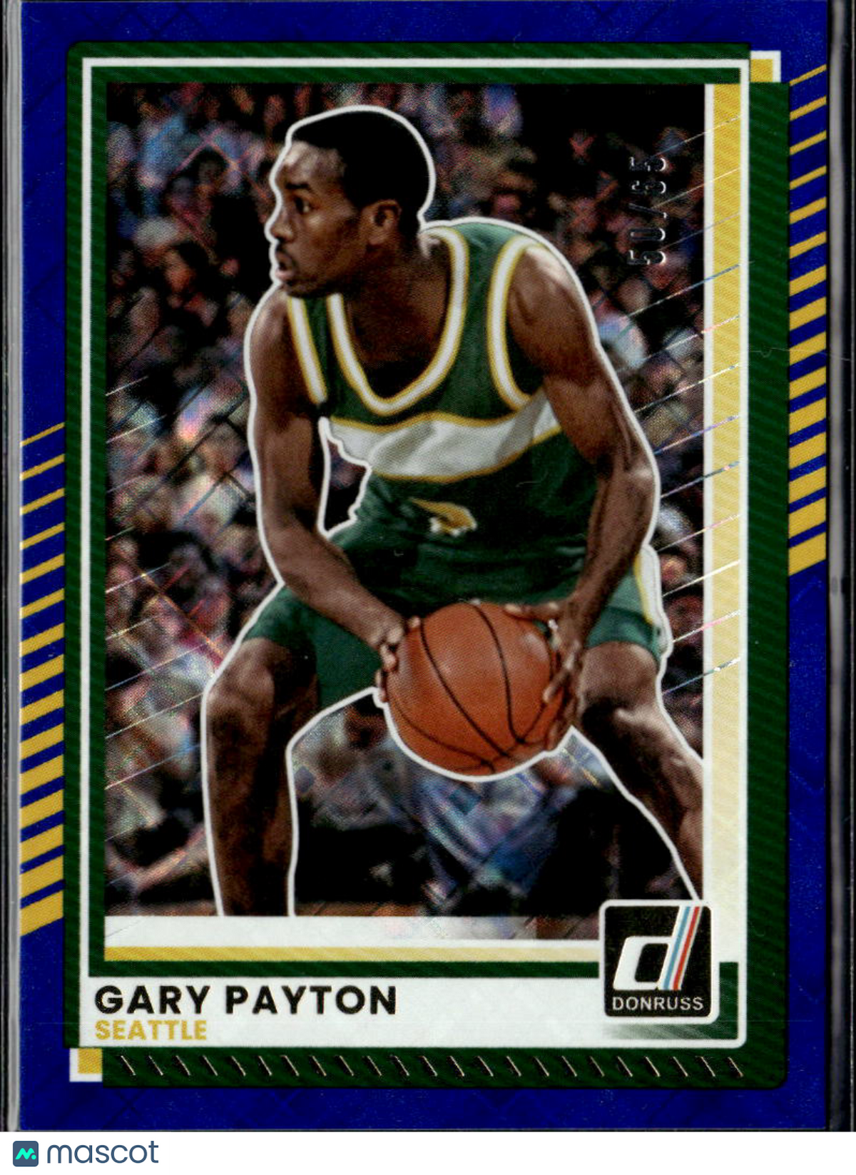 Gary Payton 2025 Donruss Blue 50/65 Seattle SuperSonics