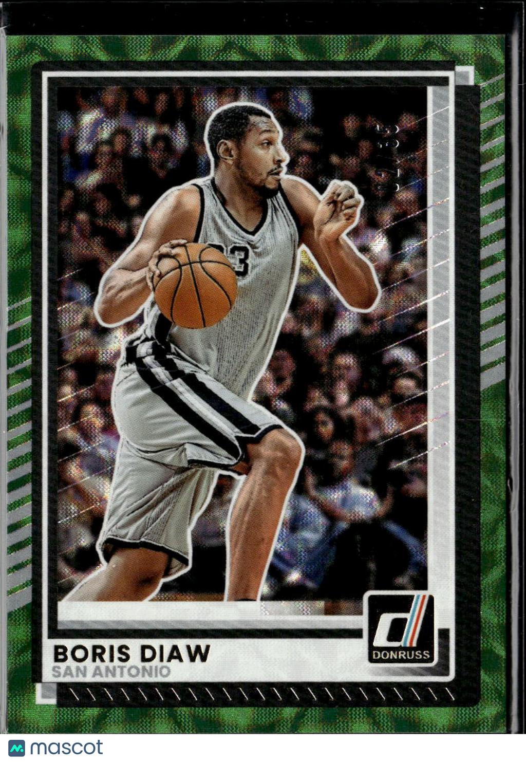 Boris Diaw 2025 Donruss Green Press Proof 2/35 San Antonio Spurs