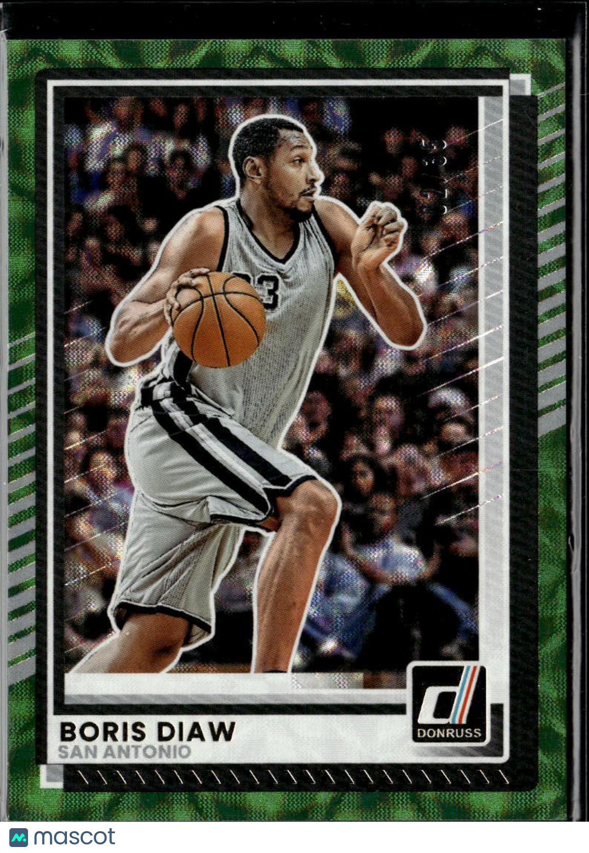 Boris Diaw 2025 Donruss Green Press Proof 2/35 San Antonio Spurs