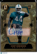 Chop Robinson 2024 Gold Standard Auto Autograph RC 58/199 Miami Dolphins