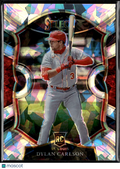 Dylan Carlson 2021 Select RC Cracked Ice Prizm RC 14/25 St. Louis Cardinals