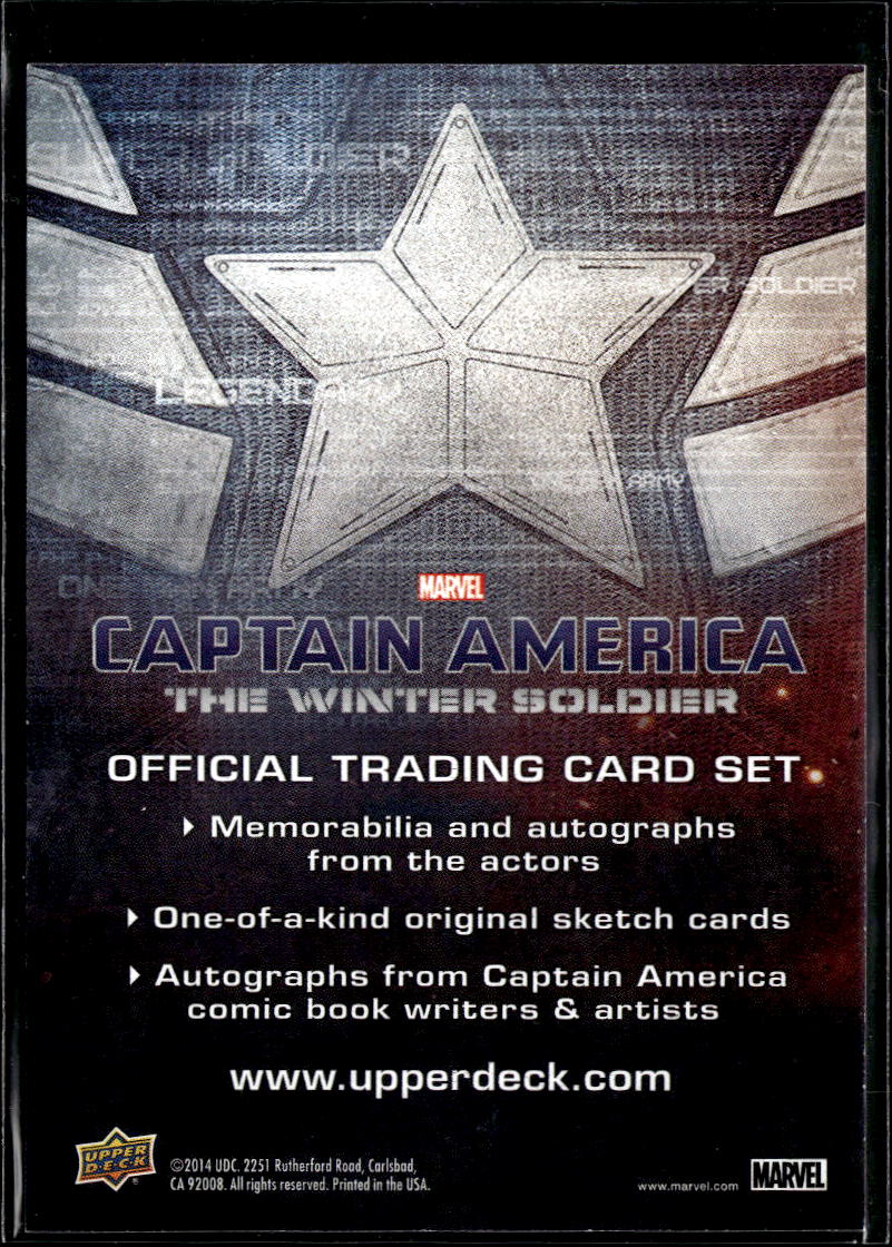 2014 Upper Deck Captain America: The Winter Soldier Movie Promo