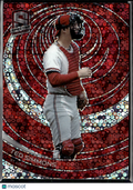 Ted Simmons 2023 Spectra Red Disco Prizm 8/25 St. Louis Cardinals