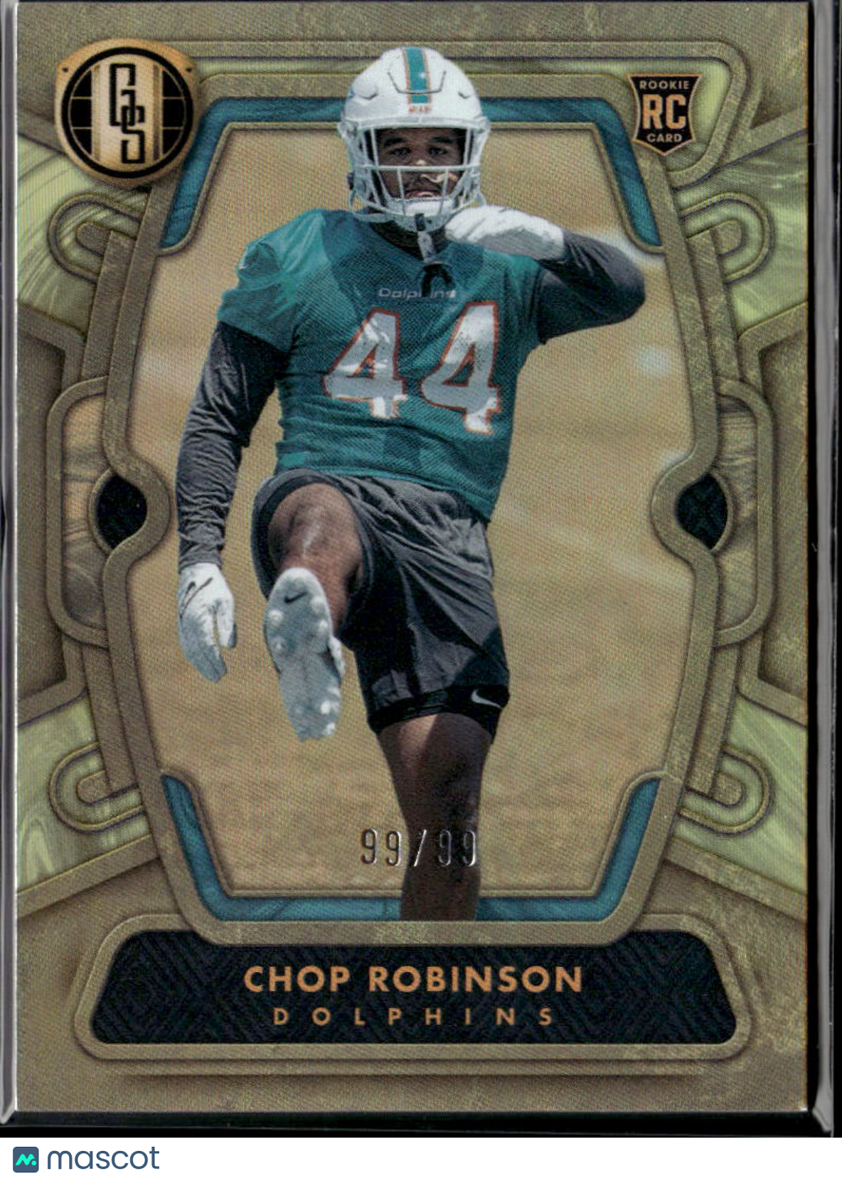Chop Robinson 2024 Gold Standard Rookie RC 99/99 Miami Dolphins