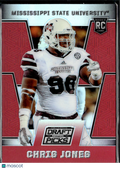 Chris Jones 2016 Prizm  Draft Picks RC Red Prizm Mississippi State Chiefs