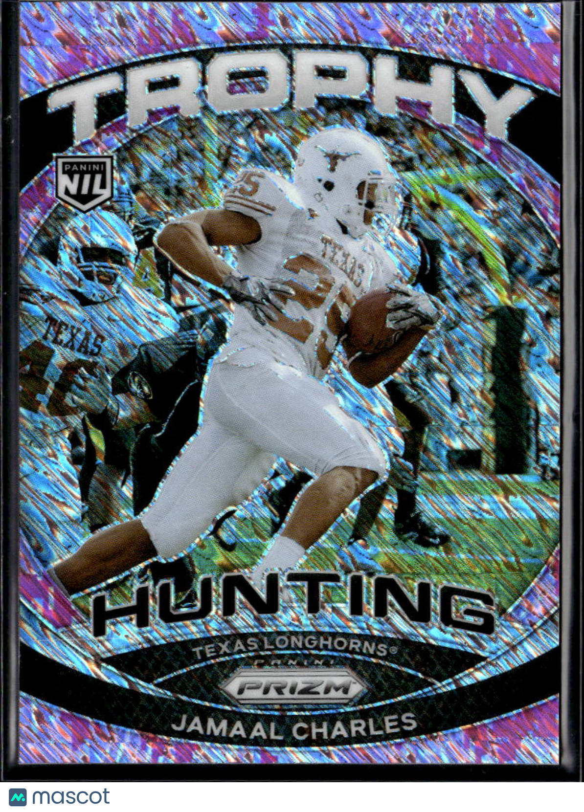 Jamaal Charles 2025 Prizm Trophy Hunting Pink Camo Texas Longhorns