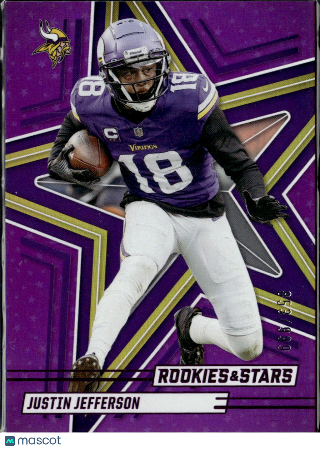 Justin Jefferson 2025 Rookies & Stars Purple 853/999 Minnesota Vikings