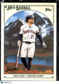 Jose Altuve 2023 Topps The Joy of Baseball Bob Ross Houston Astros