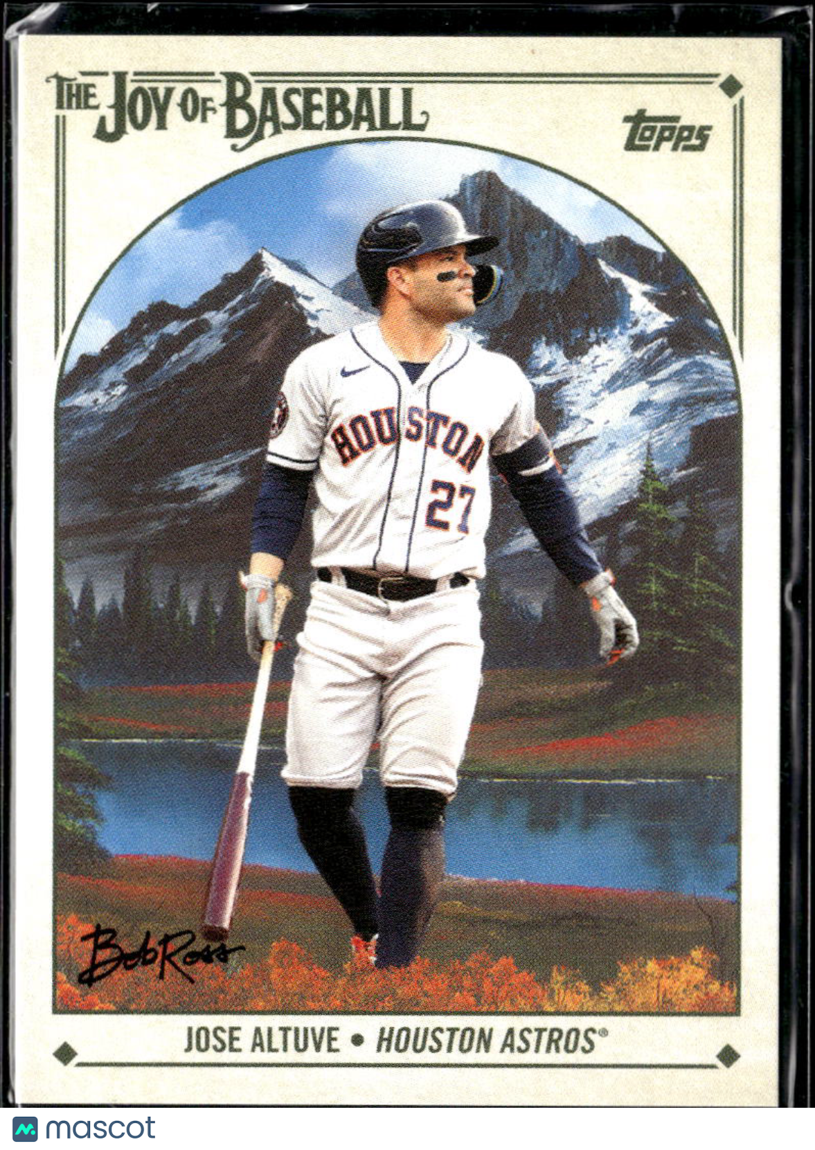 Jose Altuve 2023 Topps The Joy of Baseball Bob Ross Houston Astros