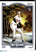 Cade Povich 2025 Topps Bob Ross The Joy of Baseball RC Baltimore Orioles