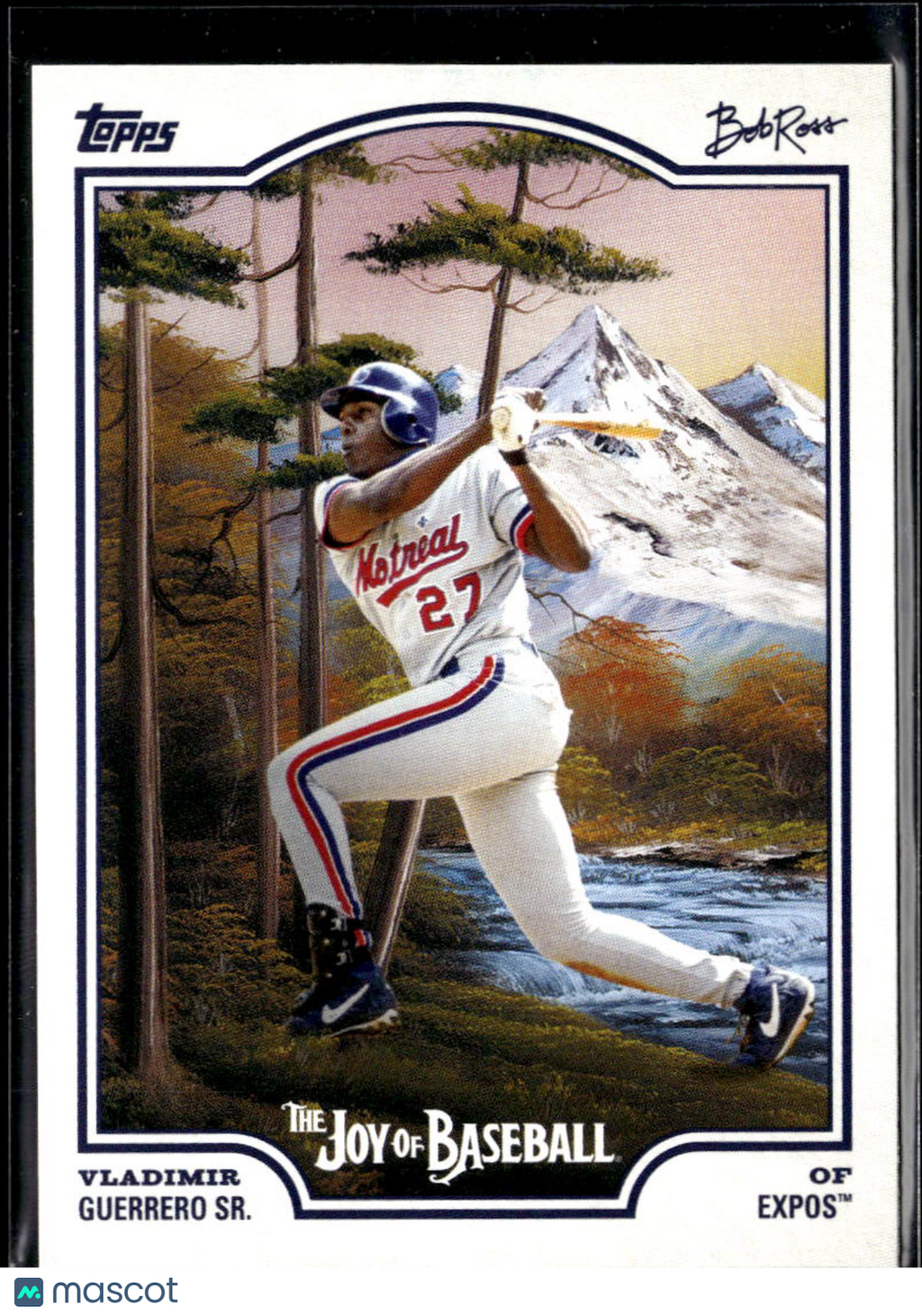 Vladimir Guerrero Sr. 2025 Topps x Bob Ross The Joy of Baseball Montreal Expos