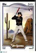 Nick Yorke 2025 Topps Bob Ross The Joy of Baseball RC Pittsburgh Pirates