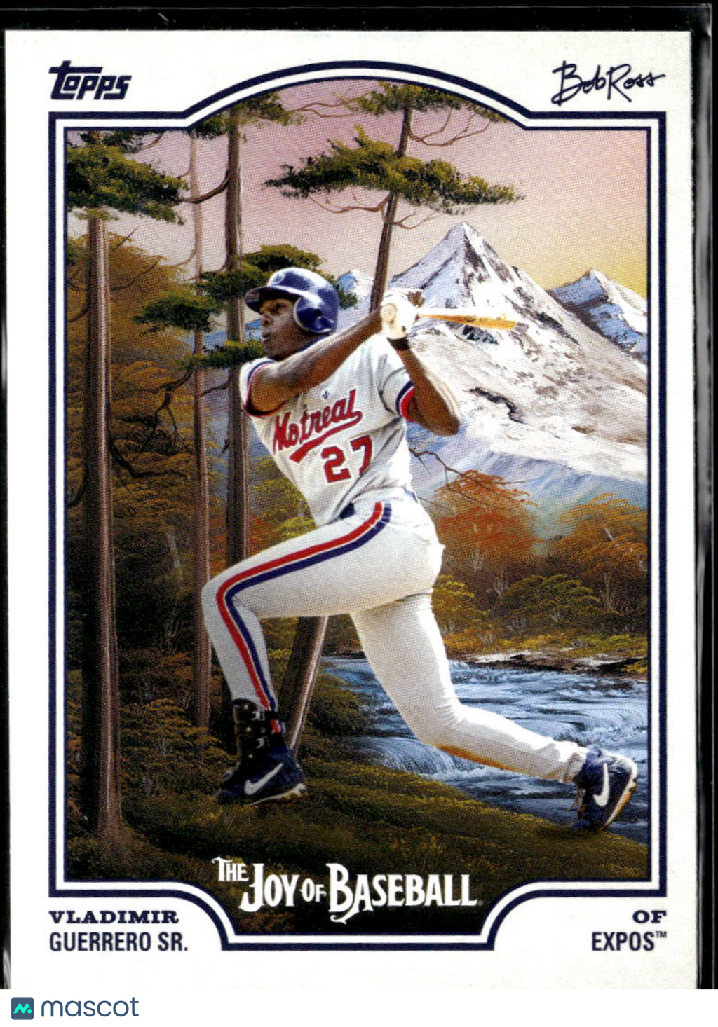 Vladimir Guerrero Sr. 2025 Topps Bob Ross The Joy of Baseball Montreal Expos