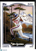Vladimir Guerrero Sr. 2025 Topps Bob Ross The Joy of Baseball Montreal Expos