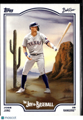 Josh Jung 2025 Topps x Bob Ross The Joy of Baseball Texas Rangers