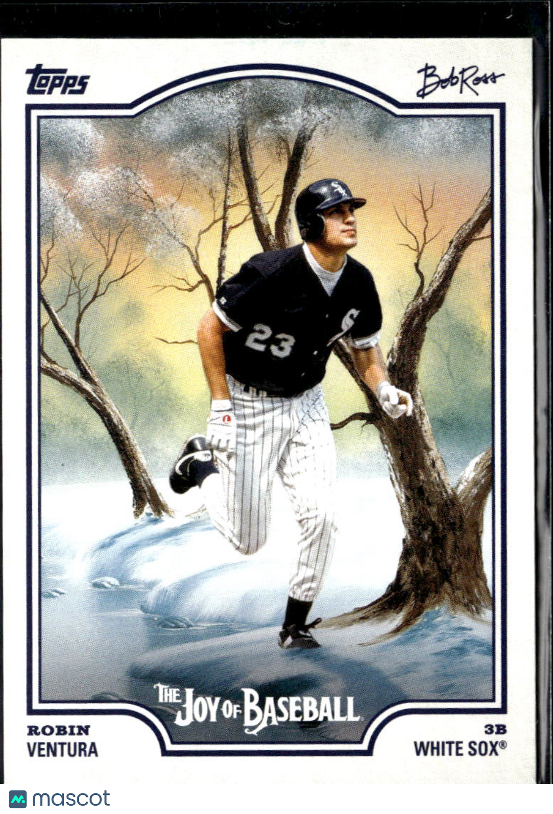 Robin Ventura 2025 Topps x Bob Ross The Joy of Baseball Chicago White Sox