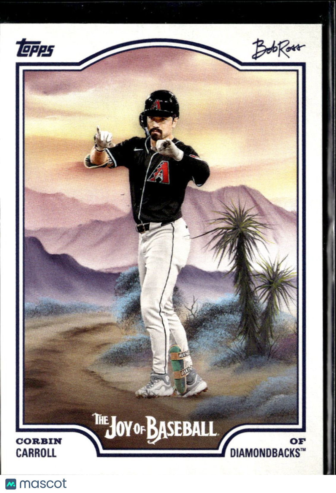 Corbin Carroll 2025 Topps Bob Ross Joy of Baseball Arizona Diamondbacks