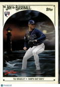 Taj Bradley 2023 Topps x Bob Ross The Joy of Baseball RC Tampa Bay Rays