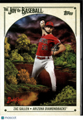 Zac Gallen 2023 Topps Joy of Baseball Bob Ross Arizona Diamondbacks