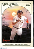 Hunter Pence 2023 Topps x Bob Ross The Joy of Baseball San Francisco Giants