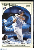 Nick Pratto 2023 Topps Bob Ross Joy of Baseball RC Kansas City Royals