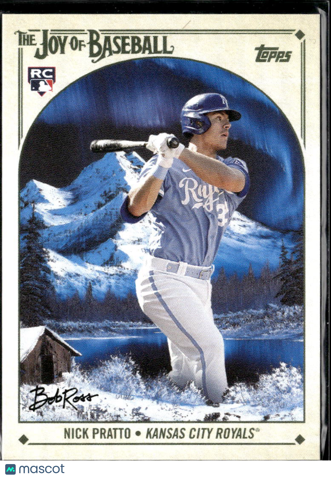 Nick Pratto 2023 Topps Bob Ross Joy of Baseball RC Kansas City Royals