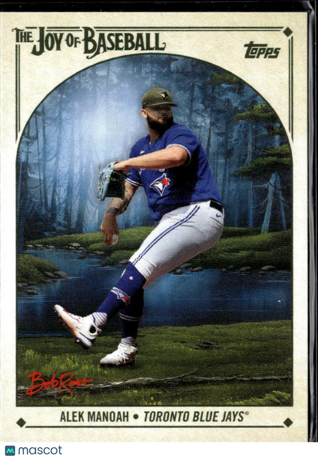 Alek Manoah 2023 Topps x Bob Ross The Joy of Baseball Toronto Blue Jays