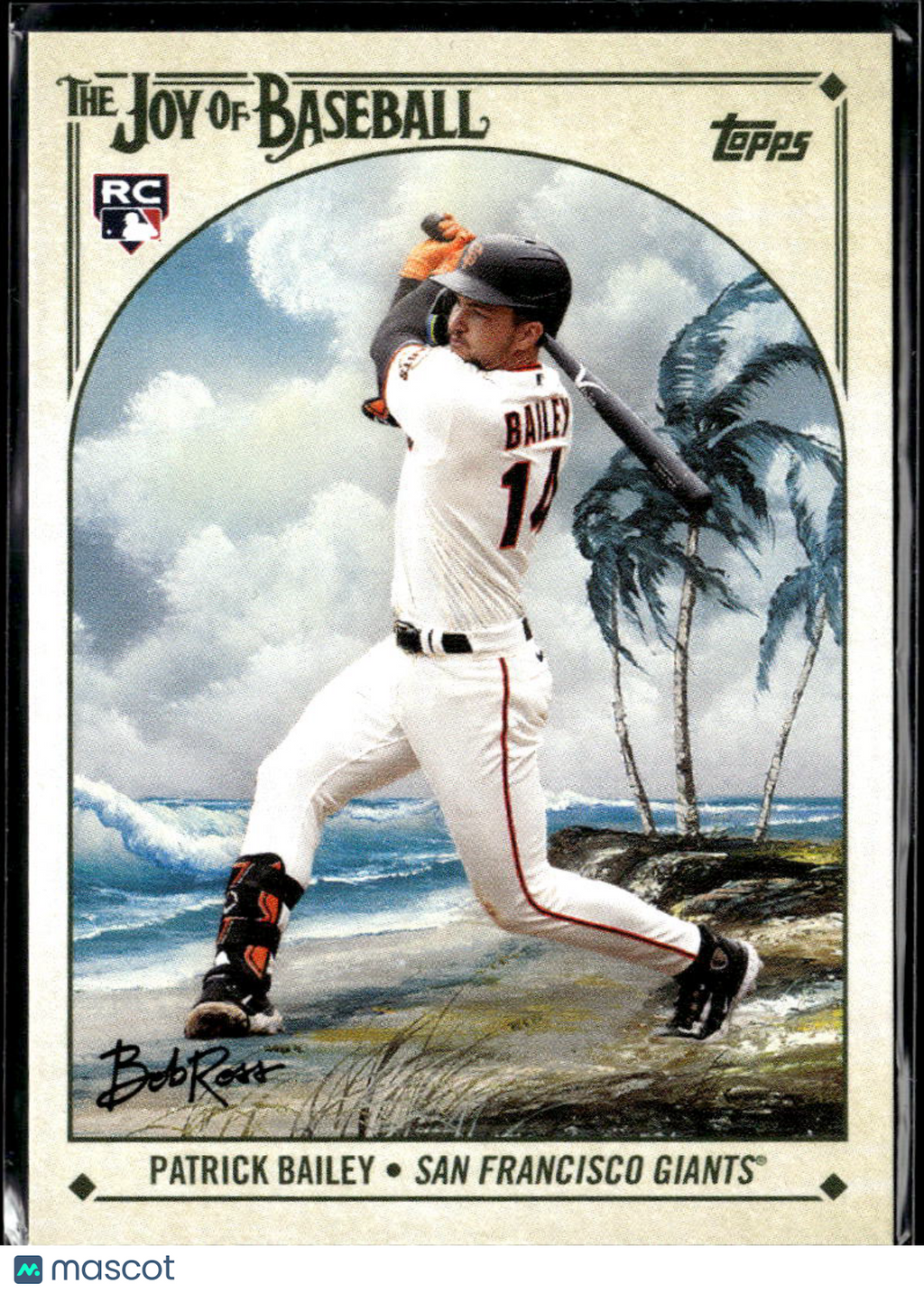 Patrick Bailey 2023 Topps Bob Ross Joy of Baseball RC San Francisco Giants