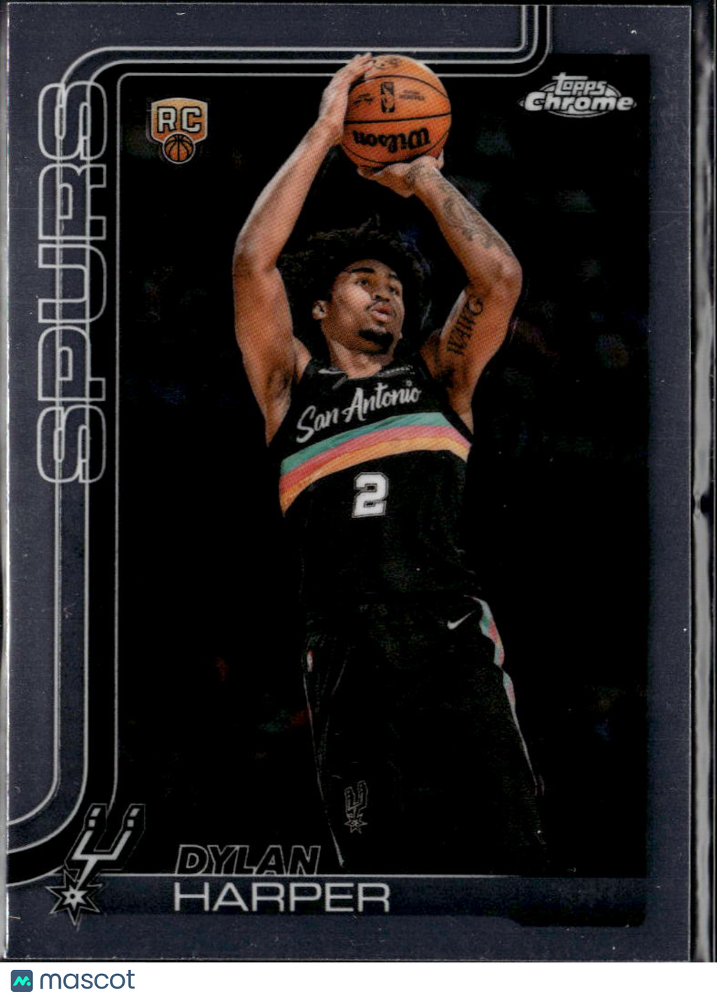 Dylan Harper 2026 Topps Chrome Uodate Rookie RC San Antonio Spurs