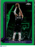Lauri Markkanen 2026 Topps Chrome Update Green Refractor /99 Utah Jazz