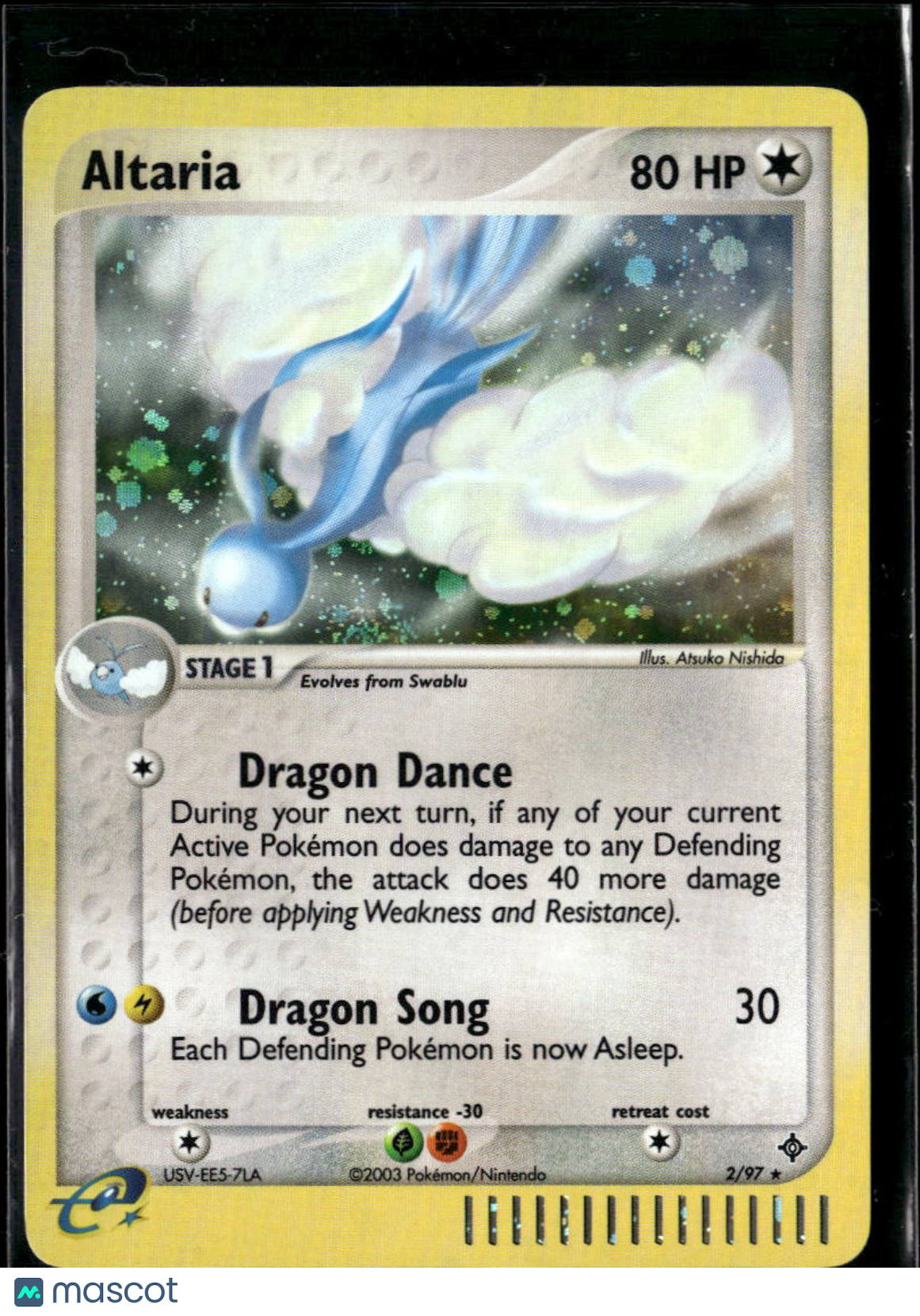 Altaria 2004 EX Dragon Holo Rare #2/97