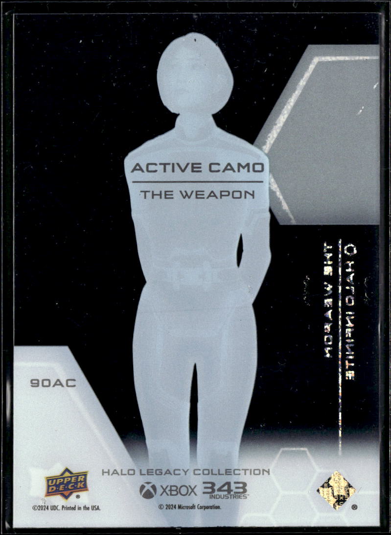 Cortana 2024 Upper Deck Halo Legacy Collection Active Camo #90AC