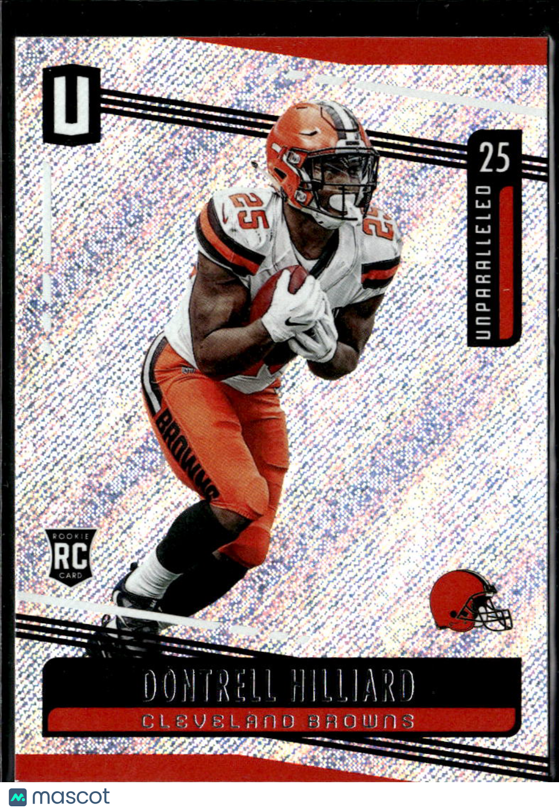 Dontrell Hilliard 2019 Panini Unparalleled RC Rookie Cleveland Browns