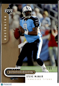 Steve McNair 2005 Upper Deck Foundations Exclusive GOLD 44/99 Tennessee Titans