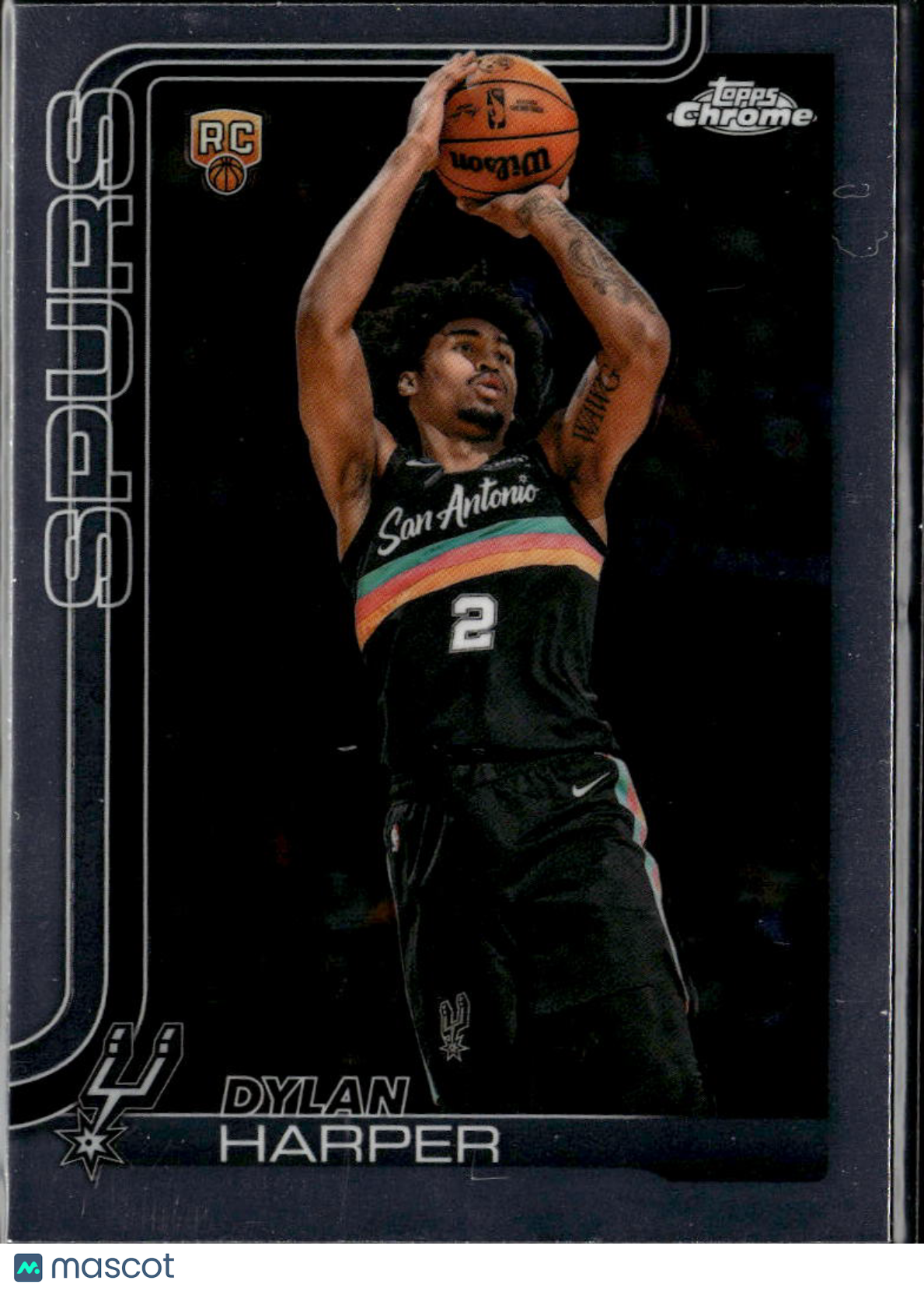 Dylan Harper 2025-26 Topps Chrome Update Rookie RC San Antonio Spurs