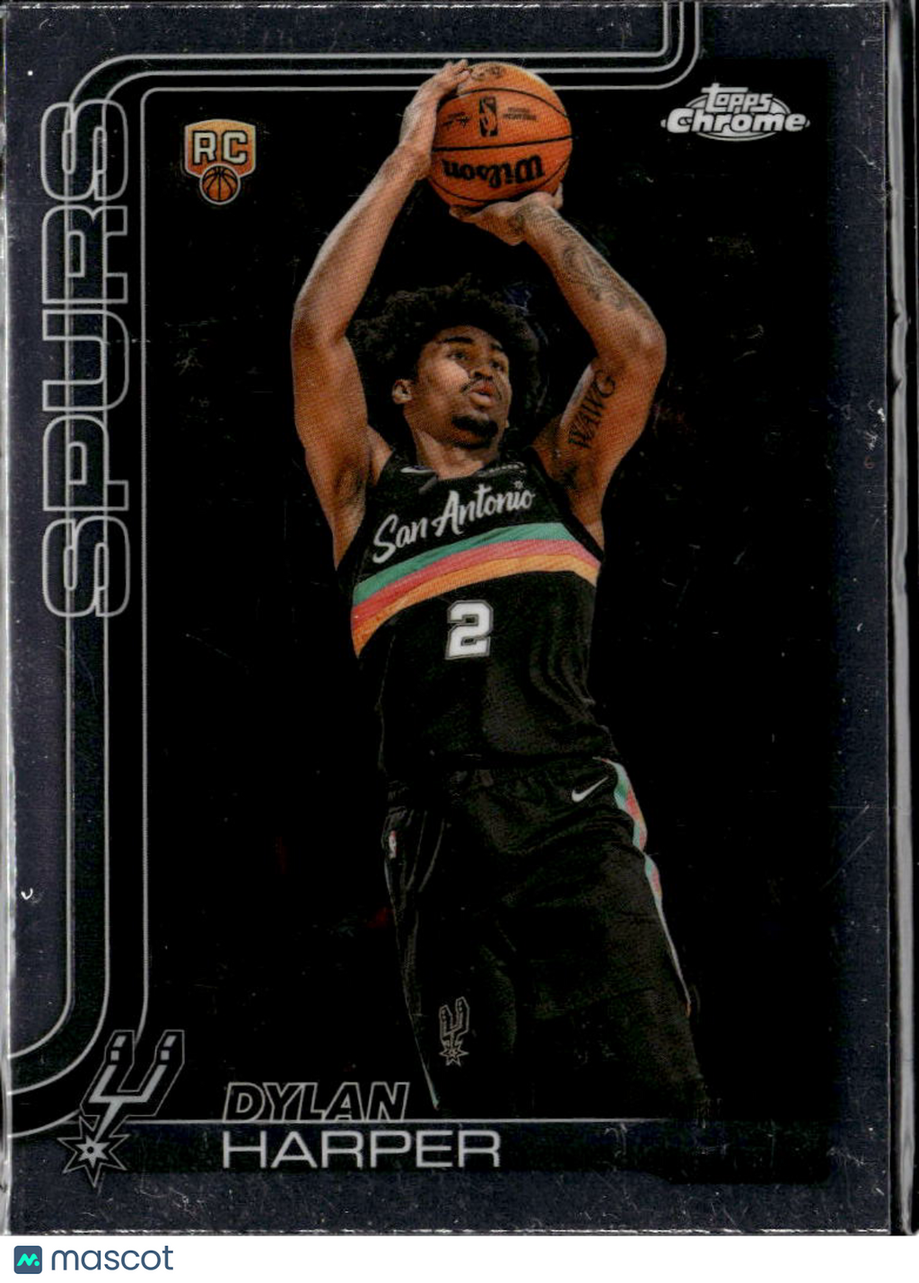 Dylan Harper 2025-26 Topps Chrome Update Rookie RC San Antonio Spurs