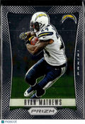 Ryan Mathews 2012 Panini Prizm 1st Year Prizm San Diego Chargers