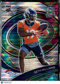 Seth Williams 2021 Spectra Prizm Rookie RC 30/99 Denver Broncos