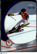 Nina O'Brien 2026 Topps Chrome Olympic Blue Refractor /150 United States