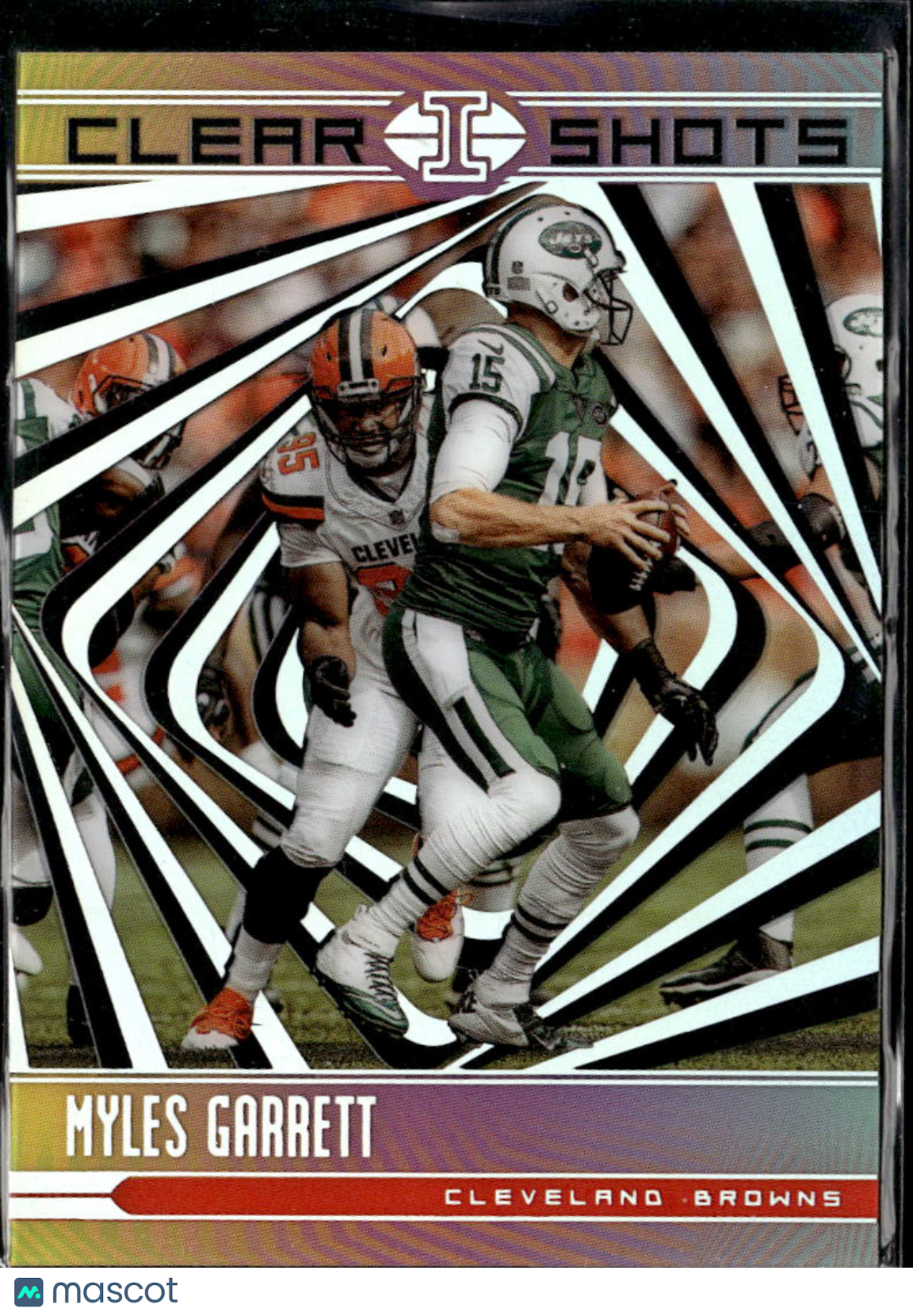 Myles Garrett 2018 Panini Illusions Clear Shots Cleveland Browns