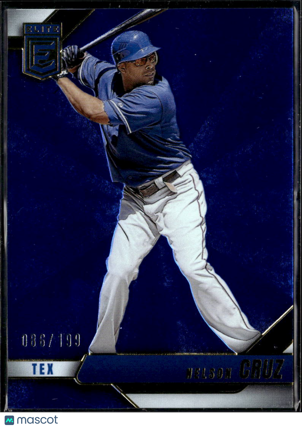 Nelson Cruz 2026 Panini Donruss Elite Baseball Blue /199 Texas Rangers