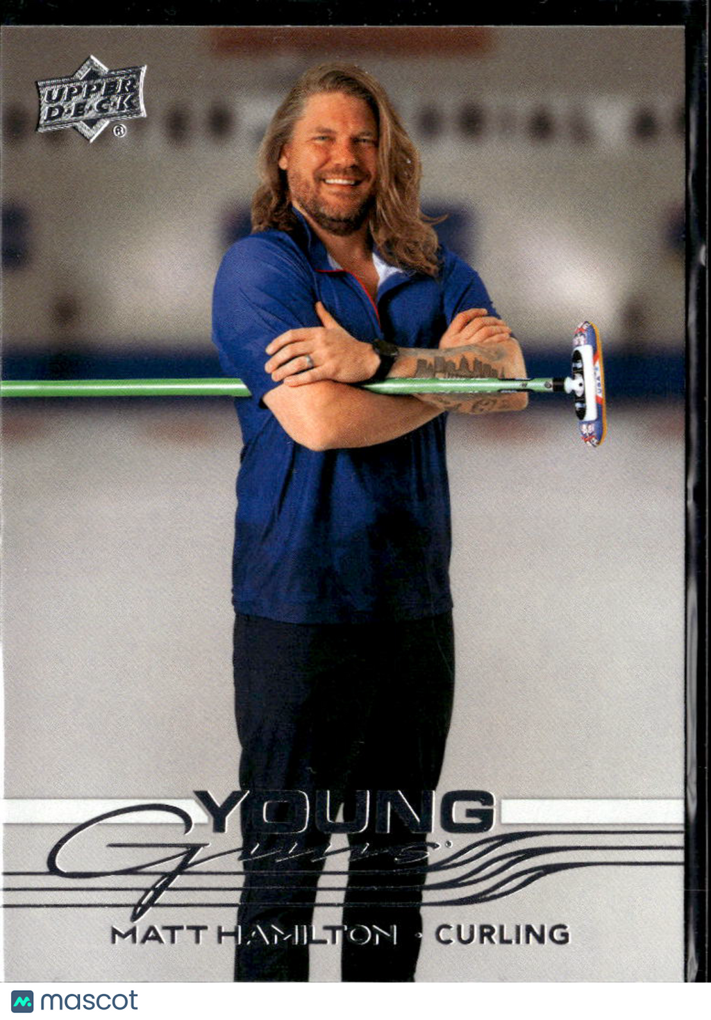 Matt Hamilton 2026 Upper Deck Goodwin Champions Young Guns RC Curling