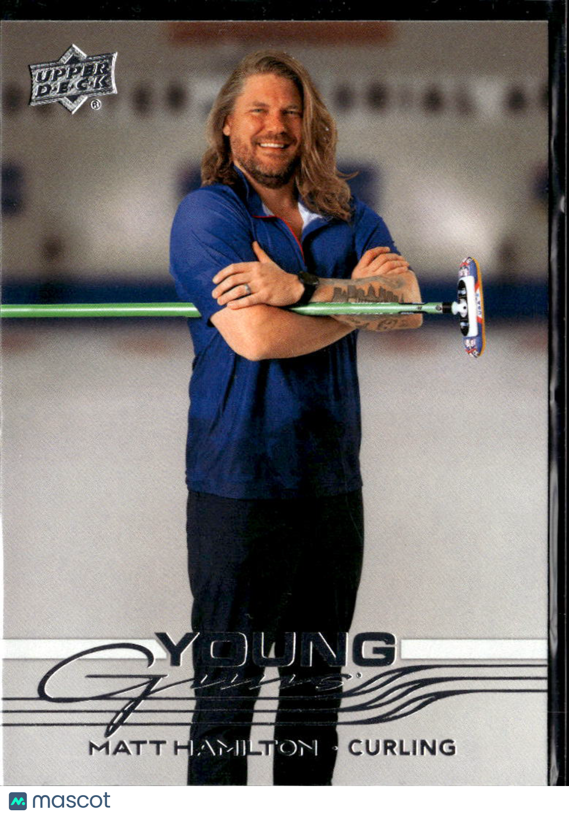 Matt Hamilton 2026 Upper Deck Goodwin Champions Young Guns RC Curling
