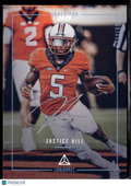 Justice Hill 2019 Luminance Draft Day Auto Autograph RC OSU Ravens