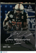 James Washington 2018 Luminance Draft Day Auto Autograph RC Oklahoma State OSU