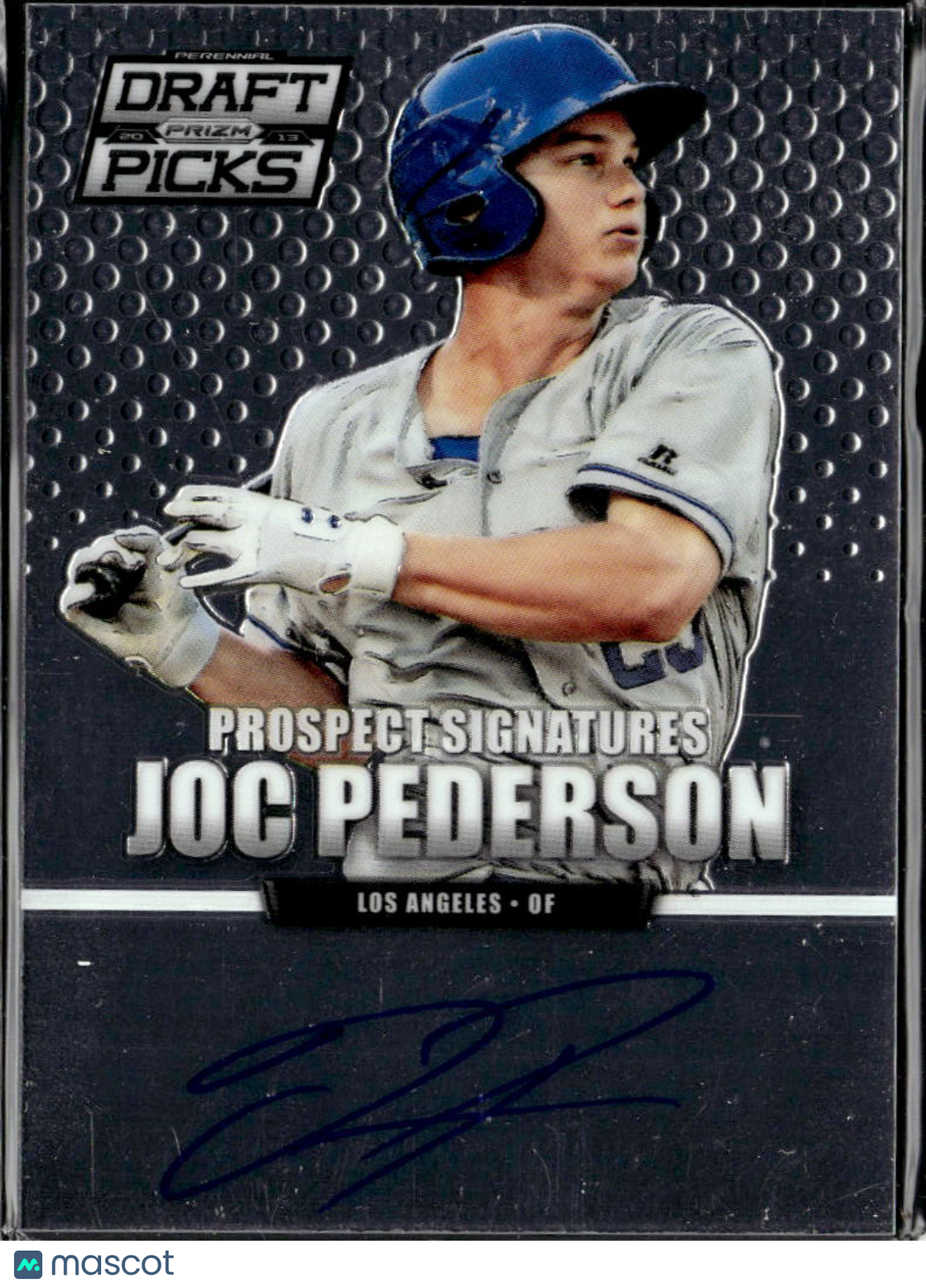Joc Pederson 2013 Prizm Perennial Draft Auto Autograph RC Los Angeles Dodgers