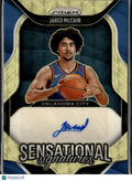 Jared McCain 2025-26 Prizm GOLD VINYL Auto Autograph 5/5 Oklahoma City Thunder