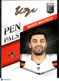 Baker Mayfield 2018 Elite Pen Pals GOLD Ink Auto Autograph RC Cleveland Browns